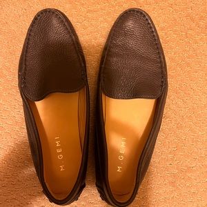 M.Gemi charcoal Grey loafers.